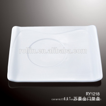 2016 CHAOZHOU Hotel & Restaurant pratos de porcelana branca, louça de porcelana, placa de microondas seguro